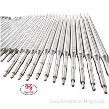 Oven hearth rollers for continuous galvanizing line